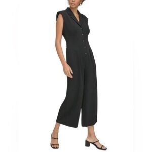 Calvin Klein Blazer Straight Leg Jumpsuit